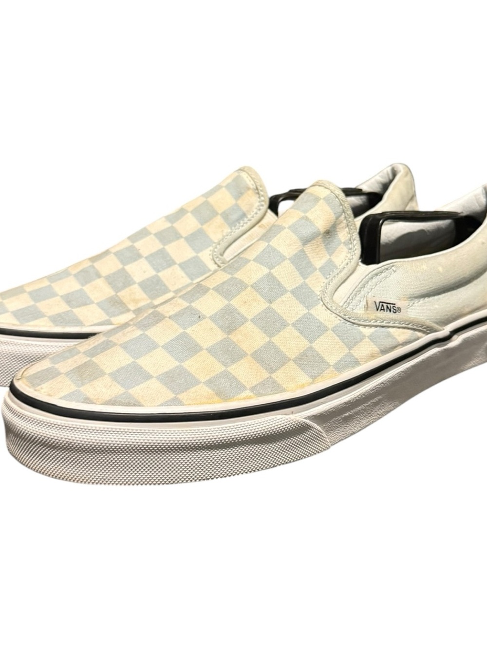 VANS Gray Checkerboard Classic Sneaker Size Men's 8.5 Women's 10